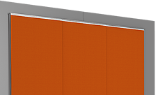 japonská stěna 3 panely