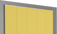 japonská stěna 5 panelů